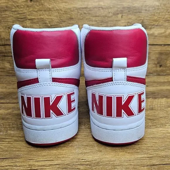 Nike Terminator High Red White Sneakers sz 8.5 Mens - Picture 7 of 8